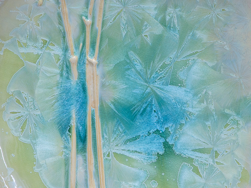 Katrin Konig Plate Crystal glaze