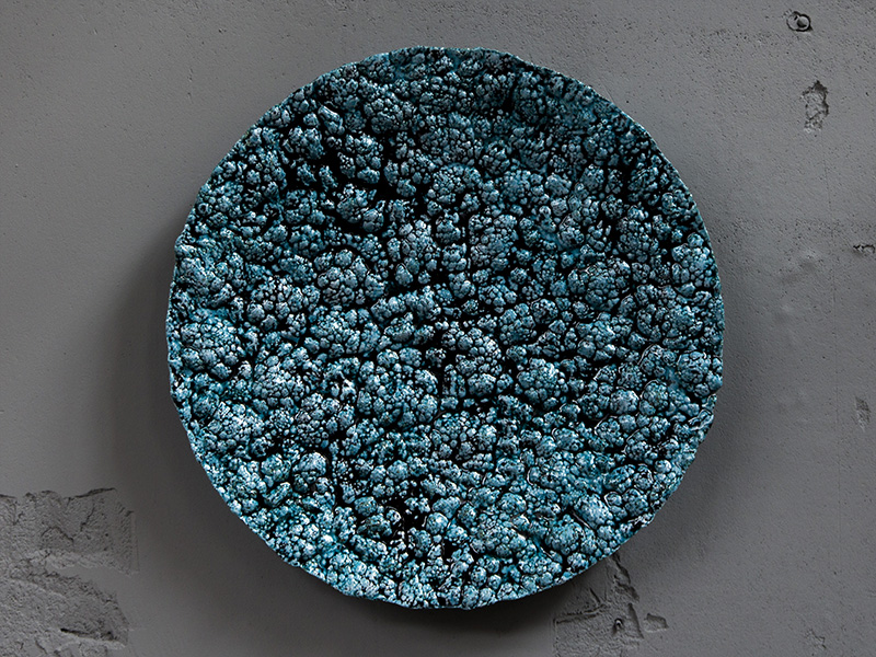 Katrin Konig Plate Stained claybody
