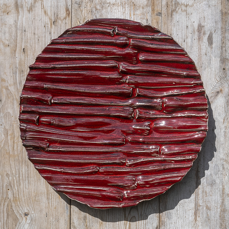 Katrin Konig Plate Crystal glaze