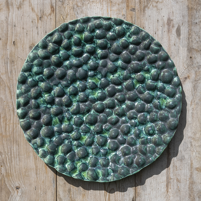 Katrin Konig Plate Crystal glaze